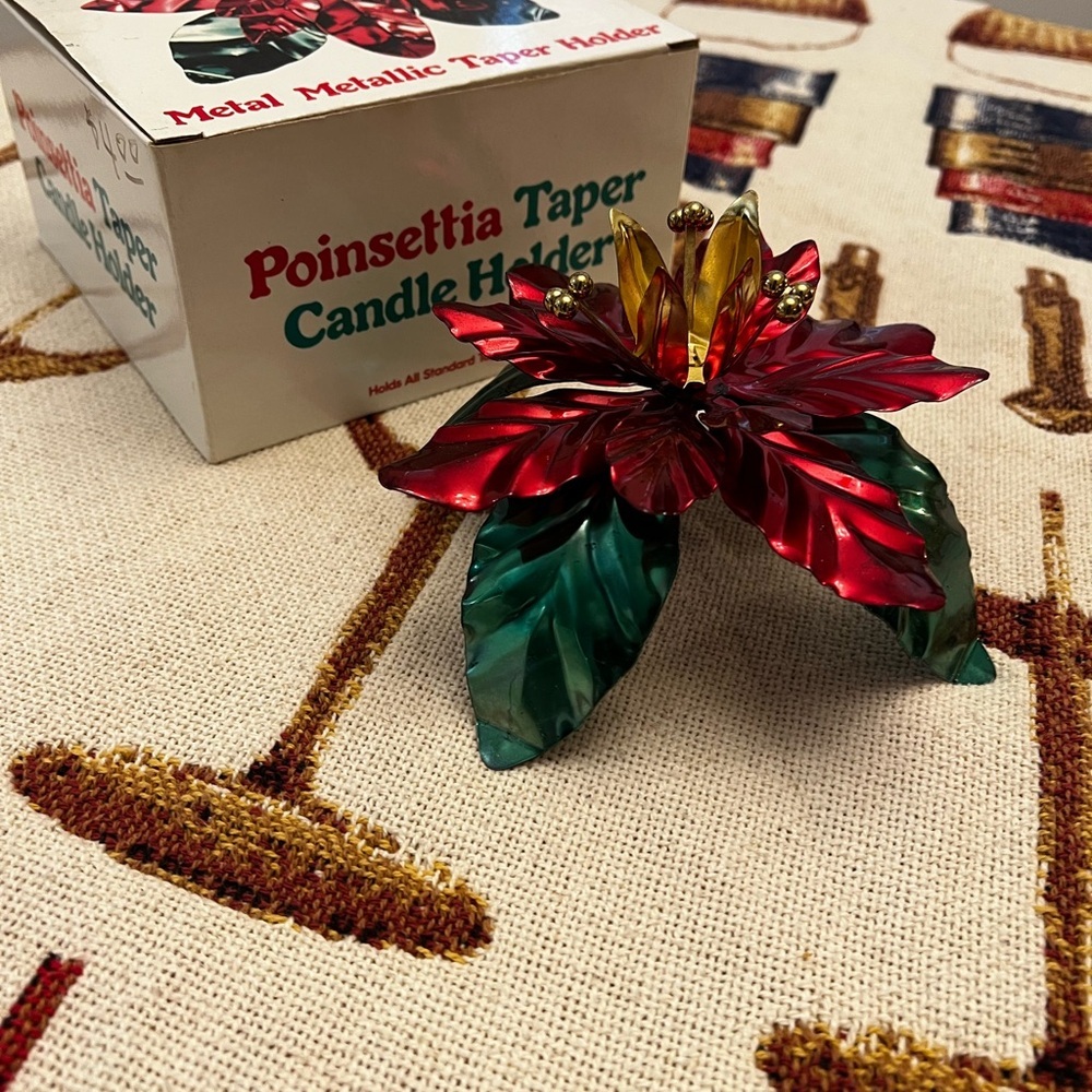 Vintage Christmas Candle Holder